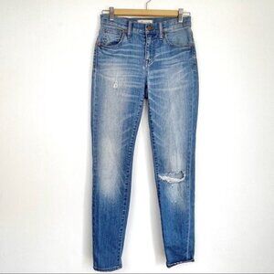Madewell 9" High-Riser Skinny Jeans in Sadie Wash style E9705  size 26